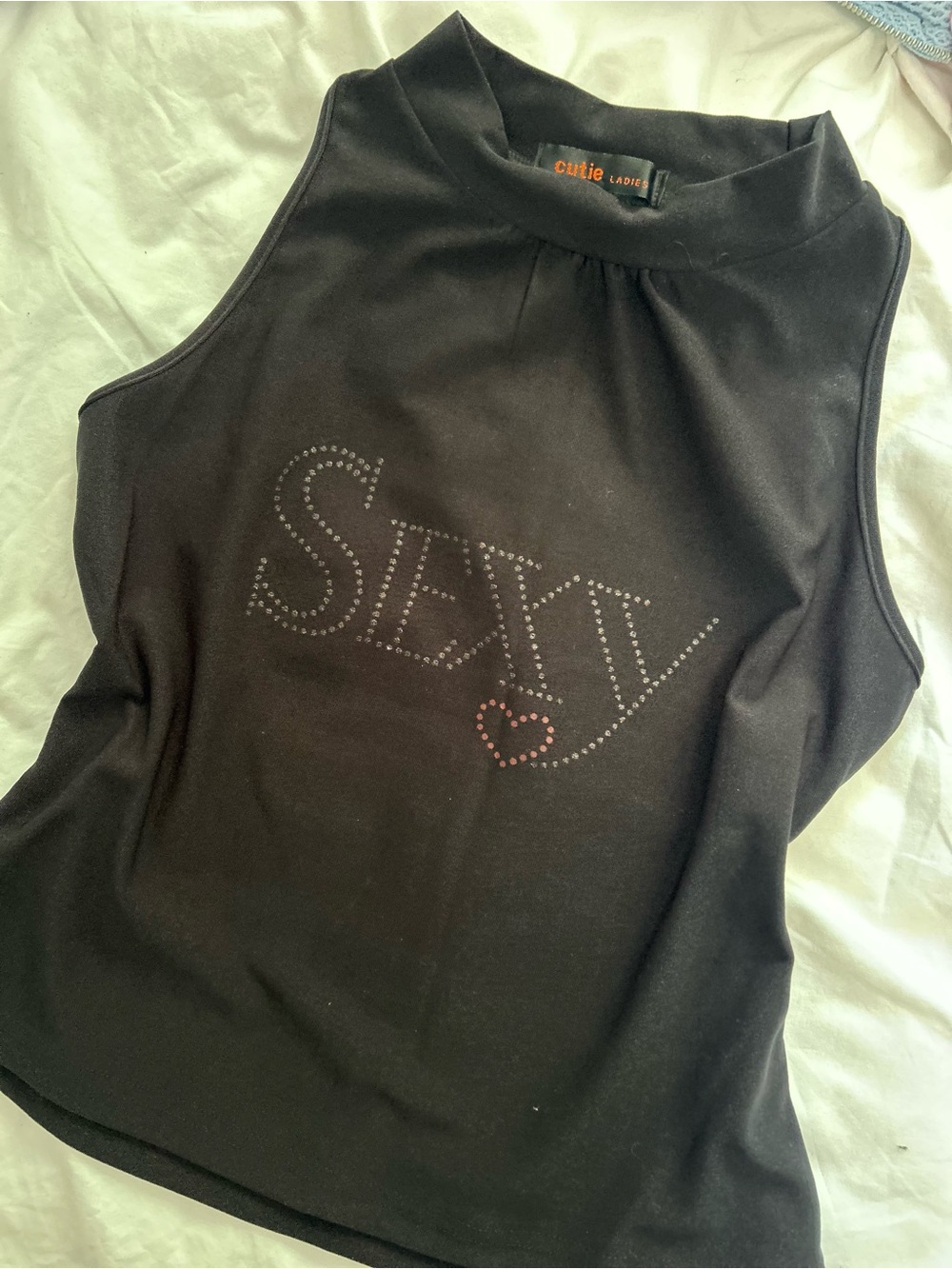 VINTAGE 'Sexy' Crop Top